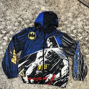 BATMAN Windbreaker TANGO HOTEL Jacket Men’s Sz Large Preowned